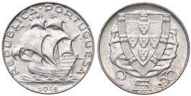 ESTERE - PORTOGALLO - Repubblica (1910) - 2,5 Escudos 1948 Kr. 580 AG

Status: SPL-FDC

Notes: