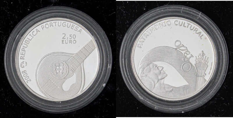 ESTERE - PORTOGALLO - Repubblica (1910) - 2,5 Euro 2008 AG In confezione

Stat...