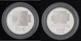 ESTERE - PORTOGALLO - Repubblica (1910) - 1,5 Euro 2008 AG In confezione

Status: FS

Notes: In confezione -