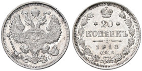 ESTERE - RUSSIA - Nicola II (1894-1917) - 20 Copechi 1913 Kr. 22a.1 AG

Status: FDC/qFDC

Notes: