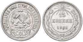 ESTERE - RUSSIA - URSS (1917-1992) - 15 Copechi 1921 AG

Status: SPL

Notes: