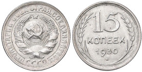 ESTERE - RUSSIA - URSS (1917-1992) - 15 Copechi 1930 Kr. 87 AG

Status: SPL-FDC

Notes: