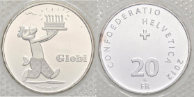 ESTERE - SVIZZERA - Confederazione - 20 Franchi 2012 - 80° ann. di Globi Kr. 144 AG

Status: FS

Notes: