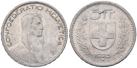 ESTERE - SVIZZERA - Confederazione - 5 Franchi 1923 B Kr. 37 AG

Status: BB+

Notes:
