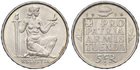 ESTERE - SVIZZERA - Confederazione - 5 Franchi 1936 - Pro Patria Kr. 41 AG

Status: qFDC

Notes: