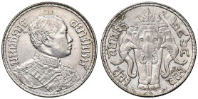 ESTERE - THAILANDIA - Rama VI (1910-1925) - Mezzo Baht 1921 Kr. 44 AG Graffio

Status: BB+

Notes: Graffio