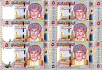 CARTAMONETA ESTERA - OMAN - Qabus bin Sa'id (1970-2020) - 5 Rials 2010 (1431) Pick 44 6 biglietti consecutivi

Status: FDS

Notes: 6 biglietti con...