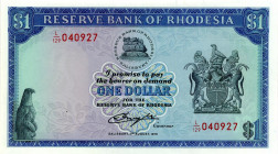CARTAMONETA ESTERA - RHODESIA - Repubblica (1970-1980) - Dollaro 02/08/1979 Pick 38c

Status: FDS

Notes: