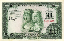 CARTAMONETA ESTERA - SPAGNA - Francesco Franco Caudillo (1939-1975) - 1.000 Pesetas 29/11/1957 (1958) Kr. 149a Piega verticale, ma ottima carta non tr...
