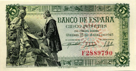 CARTAMONETA ESTERA - SPAGNA - Francesco Franco Caudillo (1939-1975) - 5 Pesetas 16/06/1945 Pick 129

Status: FDS

Notes: