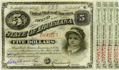 CARTAMONETA ESTERA - U.S.A. - 5 Dollari 1876 - Louisiana

Status: qFDS

Notes: