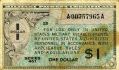 CARTAMONETA ESTERA - U.S.A. - Dollaro (1946) Pick M5 Serie 461

Status: MB

Notes: Serie 461 -