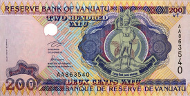 CARTAMONETA ESTERA - VANUATU - Elisabetta II (1952-2022) - 200 Vatu Lotto di 61 biglietti da mazzetta

Status: FDS

Notes: Lotto di 61 biglietti d...