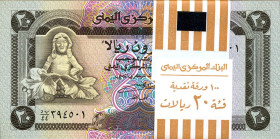 CARTAMONETA ESTERA - YEMEN - Repubblica - 20 Rials Mazzetta da 100 pezzi

Status: FDS

Notes: Mazzetta da 100 pezzi
