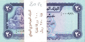 CARTAMONETA ESTERA - YEMEN - Repubblica - 20 Rials Lotto di 80 biglietti da mazzetta

Status: qFDS÷FDS

Notes: Lotto di 80 biglietti da mazzetta