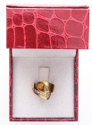 VARIE - Gioielli da antiquariato Anello in oro 18 ct con pietre dure, gr. 4,74 (una manca)

Status: Buono

Notes: