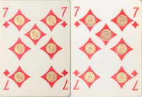 VARIE - Oggetti di antiquariato Il 7 bello d'oro, Messico, 7 monete da un peso in oro del 1865, in scatola

Status: Nuovo

Notes: