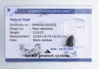 VARIE - Pietre preziose Opale, 2,16 ct, con certificato Preziose pietre

Status: Ottimo

Notes: