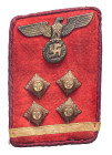 VARIE - Articoli militari Singola mostrina da uniforme di alto grado del NSDAP

Status: Buono

Notes: