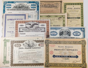 VARIE - Azioni e obbligazioni Lotto di 11 fogli

Status: BB÷SPL

Notes: