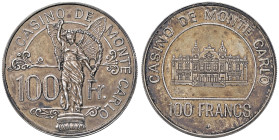 VARIE - Gettoni Casinò di Montecarlo, da 100 franchi 1977 AG

Status: qFDC

Notes: