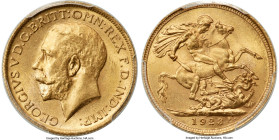 George V gold Sovereign 1923-S MS64 PCGS, Sydney mint, KM29, S-4003, Marsh-283 (R4). An exceptional offering from the Sydney Mint, this piece showcase...