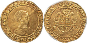 Edward VI (1547-1553) gold 1/2 Sovereign ND (1549) AU53 PCGS, Tower mint, arrow mm, S-2435, N-1908, Schneider-670. 5.31gm. An impeccably toned example...