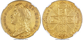 James II gold "Elephant & Castle" 5 Guineas 1688 XF Details (Cleaned) NGC, KM460.2, S-3398. QVARTO edge. Among the rarest gold types and dates from Ja...