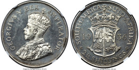 George V 8-Piece Certified 1936 Proof Set NGC, 1) 2-1/2 Shillings - PR63+, KM19.3 2) 2 Shillings - PR64, KM22 3) Shilling - PR64, KM17.3 4) 6 Pence - ...