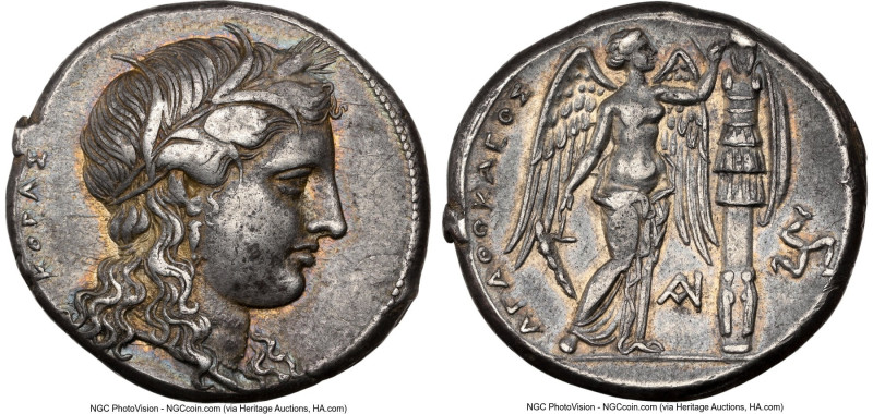 SICILY. Syracuse. Agathocles (317-289 BC). AR tetradrachm (26mm, 17.11 gm, 6h). ...
