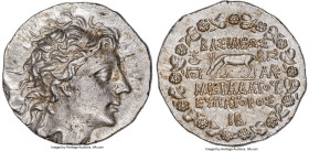 PONTIC KINGDOM. Mithradates VI Eupator (120-63 BC). AR tetradrachm (33mm, 16.69 gm, 11h). NGC Choice AU 5/5 - 3/5. Dated Seleucid Era Year 212, 12th m...