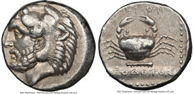 CARIAN ISLANDS. Cos. Ca. 4th century BC. AR tetradrachm (21mm, 15.11 gm, 11h). NGC Choice XF 4/5 - 4/5, Fine Style. Chian standard, ca. 380-350 BC. Th...