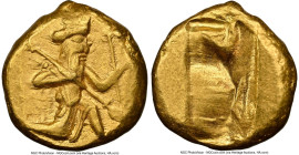 ACHAEMENID PERSIA. Xerxes I-Darius II (ca. 5th century BC). AV daric (15mm, 8.40 gm). NGC AU 4/5 - 5/5. Lydo-Milesian standard. Sardes mint, ca. 485-4...