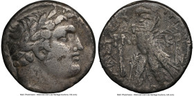 PHOENICIA. Tyre. Ca. 126/5 BC-AD 65/6. AR half-shekel (19mm, 6.05 gm, 1h). NGC Choice Fine 5/5 - 3/5. Dated Civic Year 159 (AD 33/4). Laureate bust of...