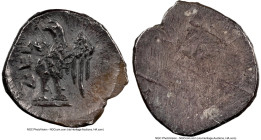 JUDAEA. Yehud Era. Ptolemaic Period (302-260 BC). AR quarter-gerah or quarter-obol (7mm, 0.17 gm). NGC Choice XF 2/5 - 4/5. Struck under Ptolemy II, c...