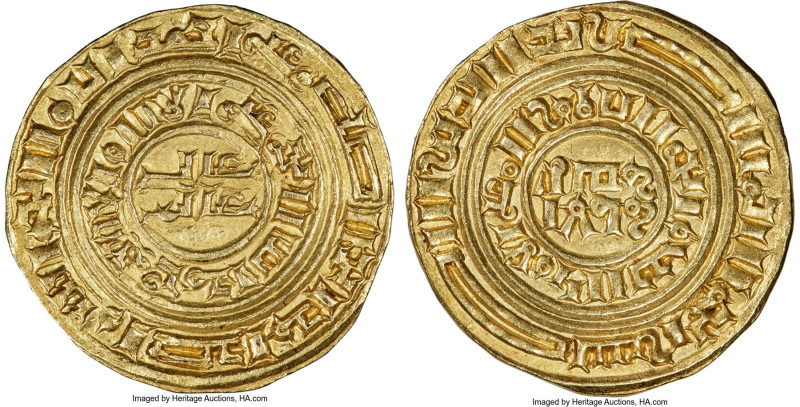 Kingdom of Jerusalem. Baldwin III gold Dinar (Bezant) ND (1150-1260) MS62 NGC, A...