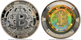 Lealana silver Proof Loaded (Unredeemed) "Bitcoin Cent" 0.01 Bitcoin (BTC) 2022 PR70 Ultra Cameo NGC, Ahonen-Unl. Serial #111. Type UF. Firstbits 19Hn...