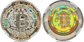Lealana silver Proof Loaded (Unredeemed) "Bitcoin Cent" 0.01 Bitcoin (BTC) 2022 PR68 Ultra Cameo NGC, Ahonen-Unl. Serial #83. Type UF. Firstbits 1yejX...