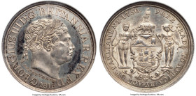 British Outpost. George III Proof Ackey 1818 PR64 NGC, Heaton mint, KM9, Dav-36, FT-3A. Laureate head of King George III right. Rev. Arms of the Compa...