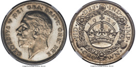 George V Proof Crown 1928 PR63 NGC, KM836, S-4036. Mintage: 2,800. One of only four Wreath Crowns of this date certified by NGC. Highly collectible bo...