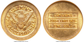Abd Al-Aziz Bin Sa'ud gold Pound 1945 MS62 NGC, Philadelphia mint, KM35. A pleasing near-Choice example of the type, struck in the equivalent of a one...