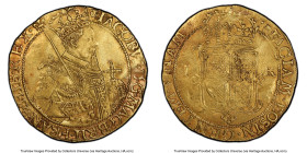 James VI (I of England) gold Unite (Scepter) ND (1609-25) XF40 PCGS, Edinburgh mint, Thistle mm, KM29, Fr-48, S-5464. A favorite among the Scottish nu...
