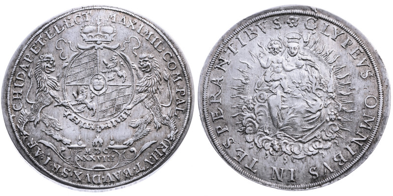 Bayern 
Kurfürstentum. Maximilian I., 1623-1651
Madonnentaler
1638
München
...