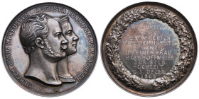 Danzig 
Stadt
Silber-Medaille
o. J. (nach 1861)

der Augusta-Stiftung als Geschenk an Freimaurerlogenmitglieder zur Silbernen Hochzeit
Vs: Köpfe...