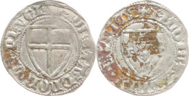 Deutscher Orden 
Ritterorden. Winrich von Kniprode, Hochmeister, 1351-1382
Schilling
o. J. (um 1360-1380)
Danzig

Vs: Wappenschild des Hochmeist...