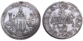 Deutscher Orden 
Ritterorden. Maximilian von Habsburg, Hochmeister, 1590-1618
1/2 Taler
1614
Hall

Vs: Hochmeister im Harnisch stehend von vorn ...