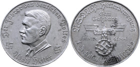 Deutschland 
Drittes Reich, 1933-1945
Aluminium-Spendenmarke
o. J. (um 1934)

des Gau Salzburg zu 1 Schilling
Vs: Brustbild Adolf Hitlers n. l.,...