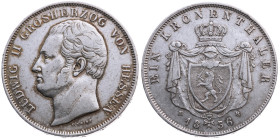 Hessen-Darmstadt 
Großherzogtum. Ludwig II., 1830-1848
Kronentaler
1836
Darmstadt

Vs: Kopf n. l., Umschrift: "Ludwig II Grosherzog von Hessen",...