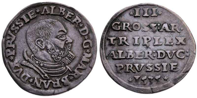 Preussen 
Herzogtum. Albrecht von Brandenburg-Ansbach, 1525-1568
3 Gröscher
1...