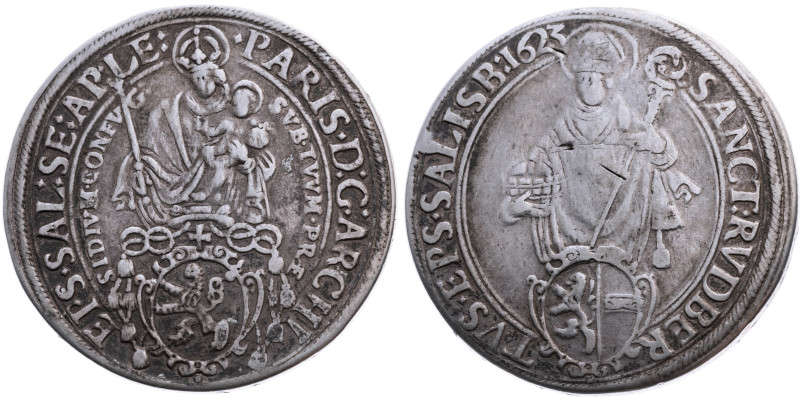 Salzburg 
Erzbistum. Paris von Lodron, 1619-1653
Taler
1623
Salzburg

Vs: ...
